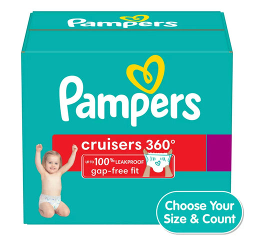 Pampers Cruisers 360 Fit Diapers, Size 6 (count 104)- NEW IN BOX!!!!