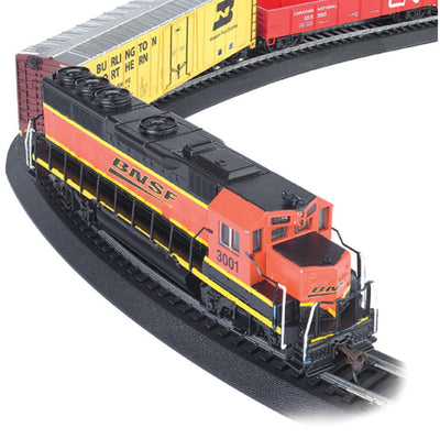 Bachmann Trains HO Scale Rail Chief, BNSF Freight Ready to Run Electric Train Set!! NEW IN BOX!!
