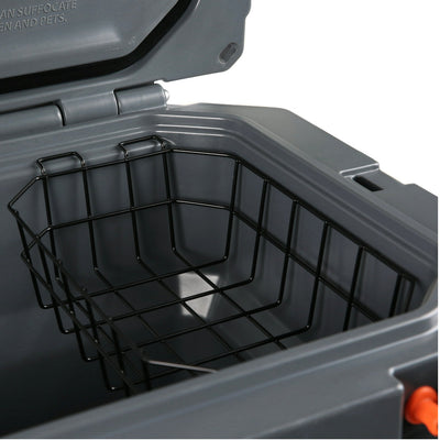 Ozark Trail 45QT Hard Sided Cooler, Charcoal Gray!! NEW OUT OF BOX!!