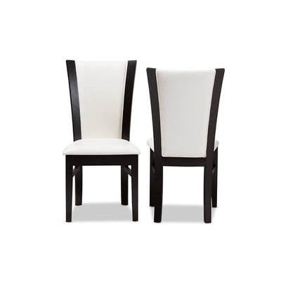 Baxton Studio Adley Dining Chair, Set of 4, White**New in box**