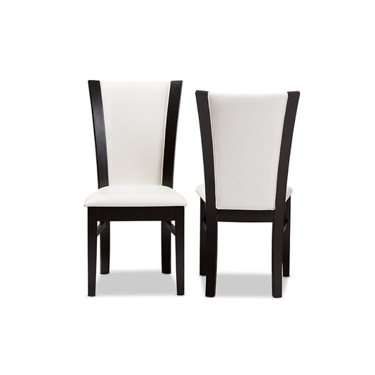 Baxton Studio Adley Dining Chair, Set of 4, White**New in box**