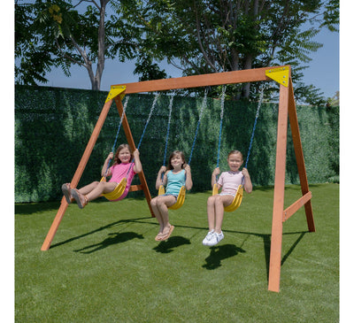 Sportspower Brooklyn Wooden Swing Set (new in the box)