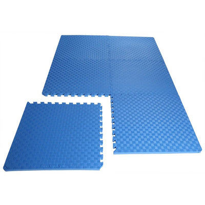 BalanceFrom 1" EXTRA Thick Puzzle Exercise Mat with EVA Foam Interlocking Tiles for MMA, Exercise, Gymnastics and Home Gym Protective Flooring, 24 Square Feet**New**