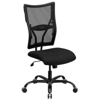 Flash Furniture HERCULES Series Big & Tall 400 lb. Rated Black Mesh Executive Swivel Ergonomic Office Chair**New and assembled**