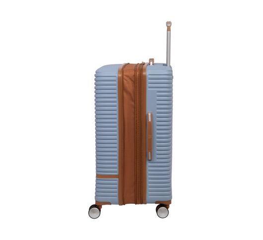 it luggage Replicating 31" Hardside Expandable Checked Spinner Luggage, Blue Fog- NEW OUT OF BOX!!!