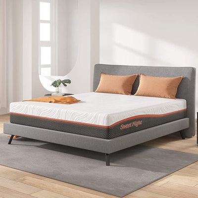 King Mattress, Sweetnight 12” Hybrid Mattress with Gel Memory Foam & Pocket Innerspring for Cool Sleep & Edge Support, Bed Mattress with Moisture Wicking Adaptive Cover, Medium Firm, King Size- new in box
