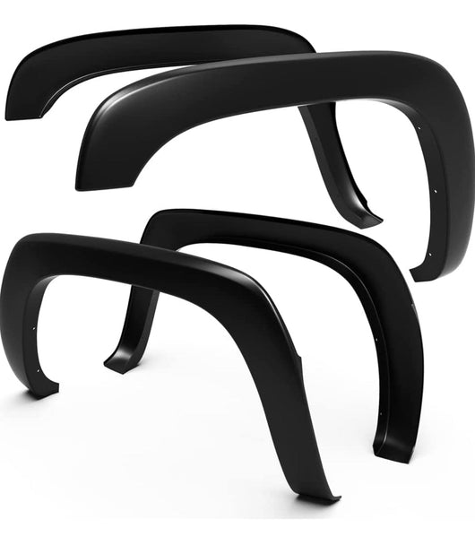 Tyger Auto TG-FF6C4218 for 1999-2007 Chevy Silverado/GMC Sierra (2007 Only Compatible with Classic Models) | Textured Matte Black Paintable Factory Style Fender Flare Set, 4 Piece**New in box**