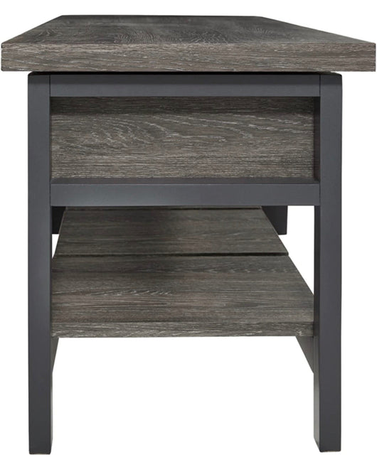 Signature Design by Ashley Rhyson Rustic Farmhouse Storage Bench, Brown!! NEW IN BOX!!
