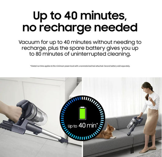 SAMSUNG Jet 60 Fit Cordless Stick Vacuum- NEW OUT OF BOX! (Missing Brushroll)