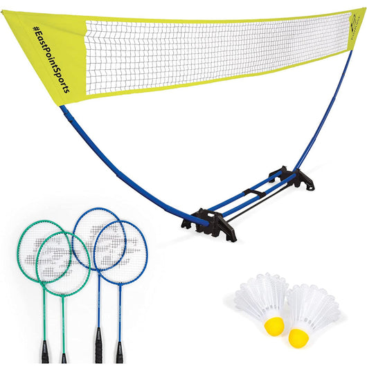 EastPoint Sports Badminton Sets Outdoor Games – Easy Setup Badminton, 4-Way Badminton, and Badminton Racket & Shuttlecock Sets- NEW IN BOX!!!