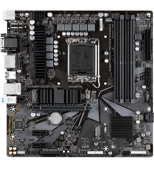 GIGABYTE B660M DS3H DDR4 (B660/ Intel/LGA 1700/ Micro-ATX/ DDR4/ Dual M.2/ PCIe 4.0/ USB 3.2 Gen2 Type-C/ 2.5GbE LAN/Motherboard)- NEW IN BOX!!!