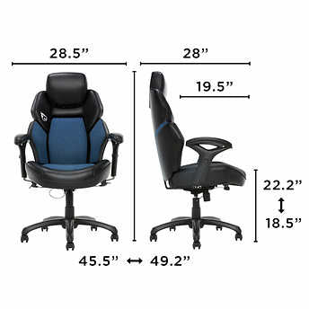 DPS Gaming 3D Insight Office Chair with Adjustable Headrest**New and assembled**