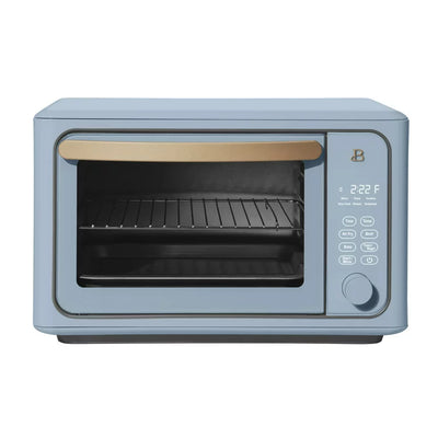 Beautiful 6 Slice Touchscreen Air Fryer Toaster Oven, Cornflower Blue by Drew Barrymore**New in Box**