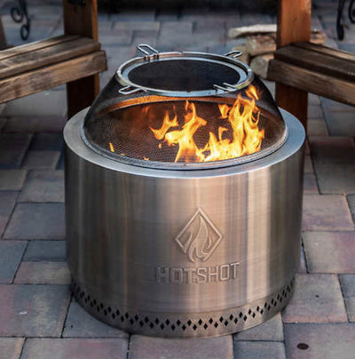 HotShot 22” Wood Burning Fire Pit!! NEW IN BOX!!