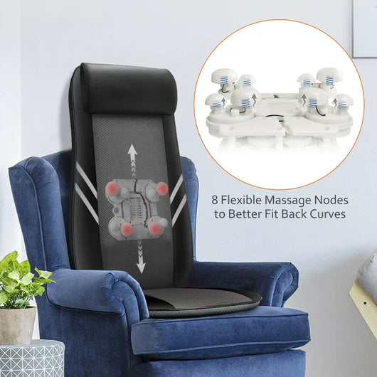 Snailax Shiatsu Back Massager Chair Pad, Full Back Kneading Massage Cushion, Seat Massager Chair with Heat, Gift for Men/ Women!  -Brand new in the box
