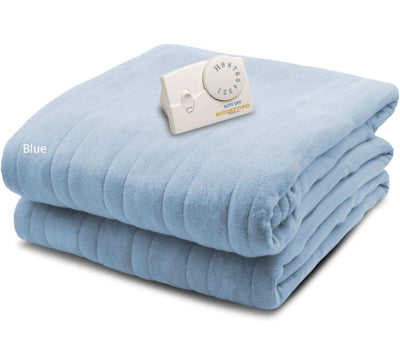 Biddeford Blankets - 1000-903292-535 Comfort Knit Heated Blanket, Twin, Cloud Blue- NEW IN BOX!!!!