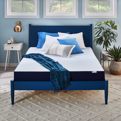 Sleep Innovations Marley 10 Inch Cooling Gel Memory Foam Mattress with Airflow Channel Foam for Breathability, Twin Size, Bed in a Box, Medium Firm Support**New in box**