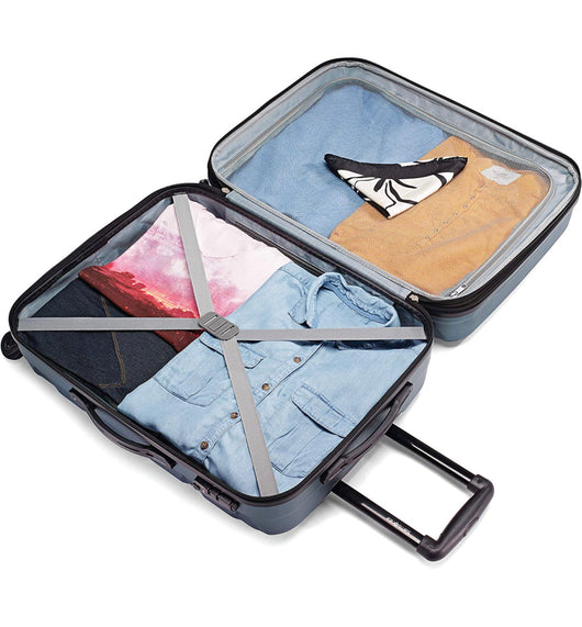 Samsonite Omni PC Hardside Expandable Luggage with Spinner Wheels, 3-Piece Set (20/24/28), Navy- NEW OUT OF BOX!!!