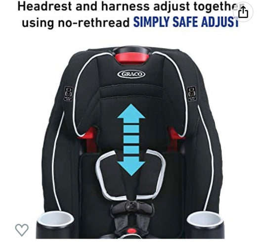 Graco Atlas 65 2 in 1 Harness Booster Seat | Harness Booster and High Back Booster in One, Glacier , 19x22x25 Inch (Pack of 1)- new in box