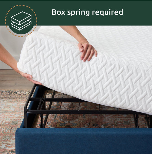 Rest Haven Upholstered Square Tufted Platform Bed, Queen, Stone!! NEW IN BOX!!