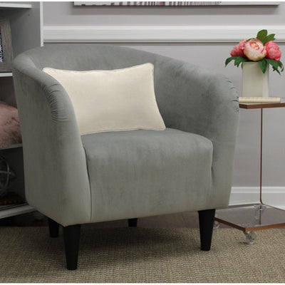 Mainstays Microfiber Tub Accent Chair, Dove Gray**New**
