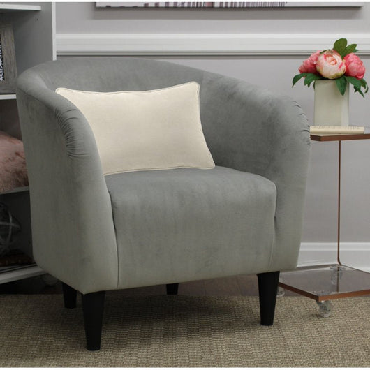 Mainstays Microfiber Tub Accent Chair, Dove Gray**New**