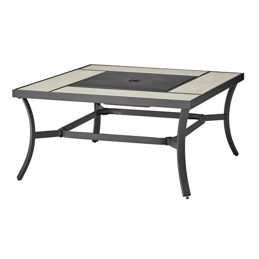 Grand Leisure Newport Steel Tile-top Wood Burning Firepit Table!  -Brand new in the box