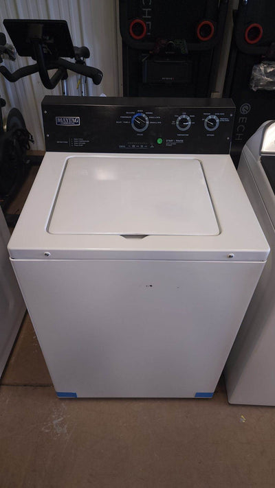 Maytag 3.5-cu ft Commercial-Grade Residential Agitator Top-Load Washer - White (used- tested and works great) included in 20% off clearance sale!