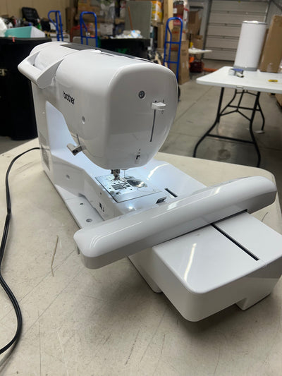 Brother Computerized Sewing and Embroidery Machine, Wireless LAN Connected, 193 Built-in Embroidery Designs, 241 Built-in Stitches, 3.7" LCD Touchscreen Display!! LIGHTLY USED(SOME MINOR ACCESSORIES ARE MISSING BUT MAJOR PARTS ARE ALL THERE)!!