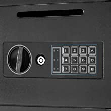 Barska Digital Multi-User Keypad Security Business Depository Drop Safe**New**