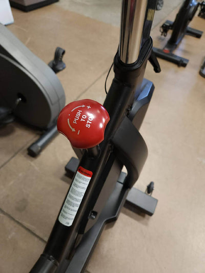 Magnetic Resistance Stationary Exercise Bike with LCD monitor (new and assembled with small scratch- photos shown)