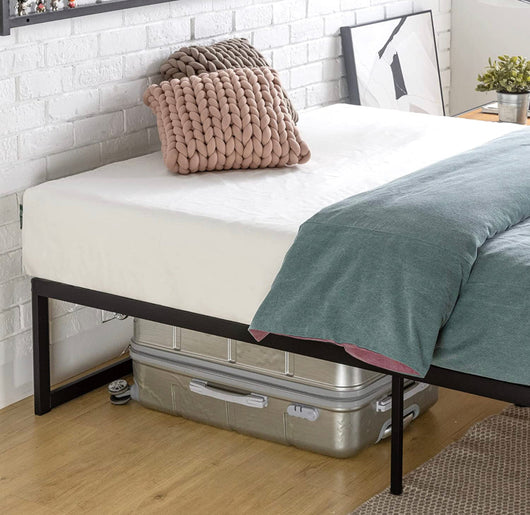 ZINUS Abel Metal Platform Bed Frame / Mattress Foundation with Steel Slat Support / No Box Spring Needed / Easy Assembly, Queen- NEW IN BOX!!!