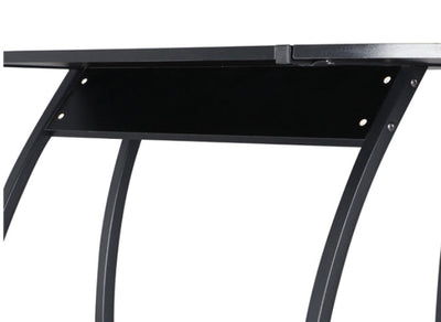 Yaheetech L-Shaped Corner Computer Desk Writing Table for Office Home, Wood Large 3-Piece PC Laptop Table Workstation, Black- NEW IN BOX!!!!