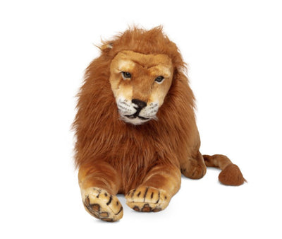 Melissa & Doug Giant Lion - Lifelike Stuffed Animal (over 6 feet long)- NEW IN PLASTIC!!!!