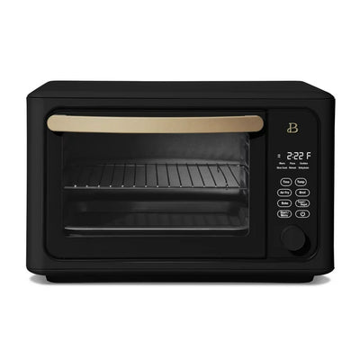 Beautiful 6 Slice Touchscreen Air Fryer Toaster Oven, Black Sesame by Drew Barrymore**New in Box**