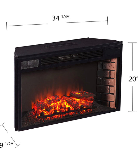 Southern Enterprises fireplace 33 In. Electric Firebox Heater FA5133- new in the box
