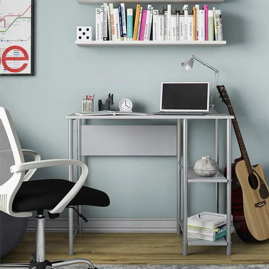 Mainstays Metal Student Computer Desk, Gray**New in Box**