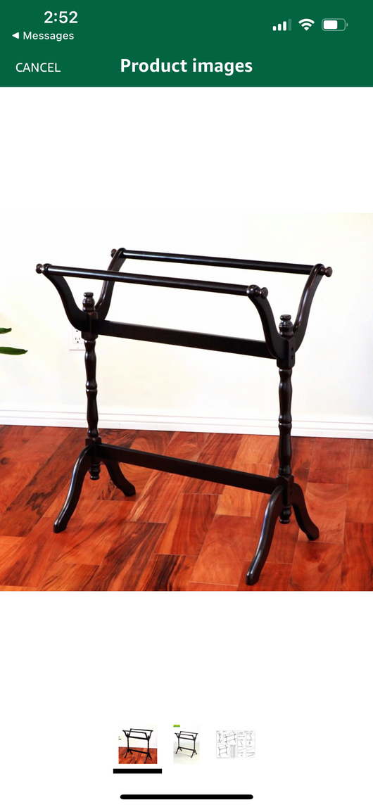 Frenchi Home Furnishing 29.5'' Tall Blanket/Quilt Rack- NEW AND ASSEMBLED!!!