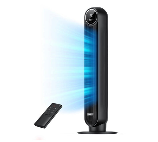 Dreo Tower Fan, Fan, 36" 90° Oscillating 12 Modes, Fan with Remote- NEW OUT OF BOX!!! (fan has a little trouble with oscillation but works great!)
