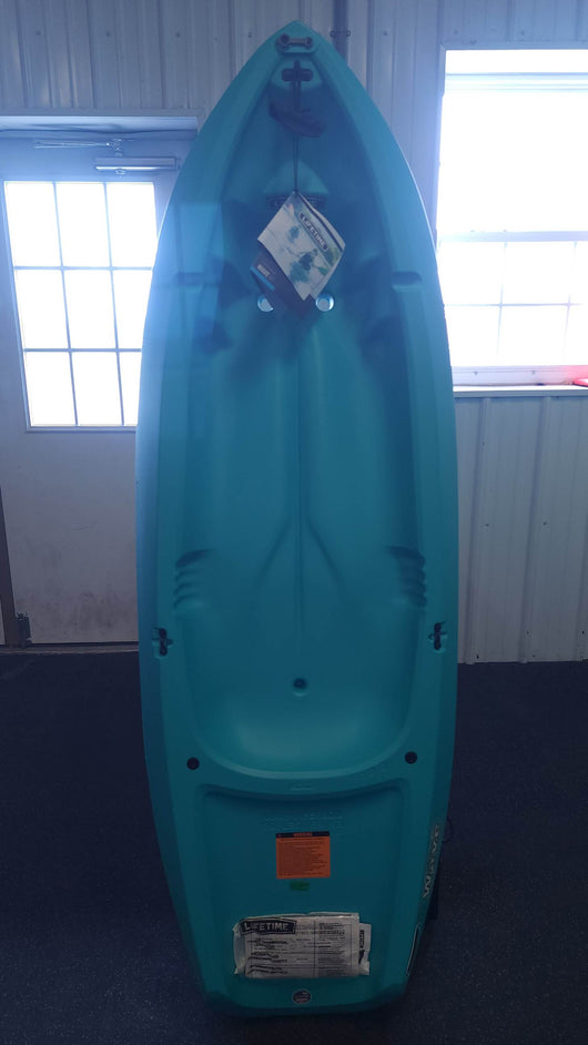 Lifetime 6’ Wave Kayak, Blue!! BRAND NEW WITH MINOR SCRATCH, MISSING PADDLE!!