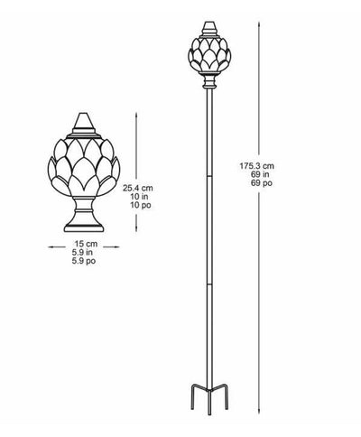Patio Torch Set, 2-pack- NEW IN BOX!!!
