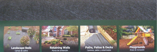 Dalen Pro-Shield Commercial Grade Landscape Fabric with 50 Staples!! BRAND NEW!!