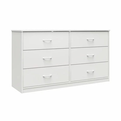 Mainstays Classic 6 Drawer Dresser, White! (New In The Box)