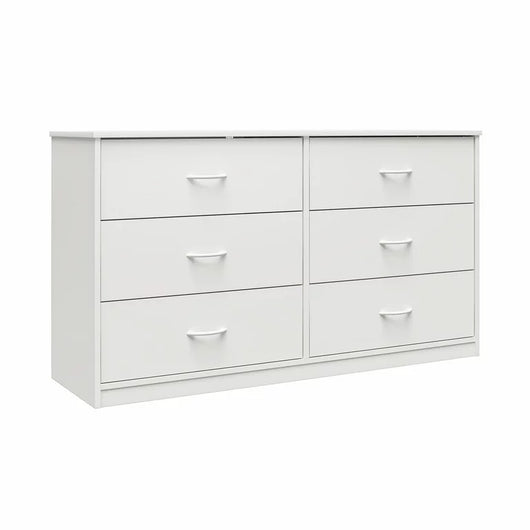 Mainstays Classic 6 Drawer Dresser, White! (New In The Box)
