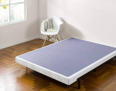 ZINUS Metal Box Spring with Wood Slats /4 Inch Mattress Foundation / Sturdy Steel Structure / Easy Assembly, King- NEW IN BOX!!!