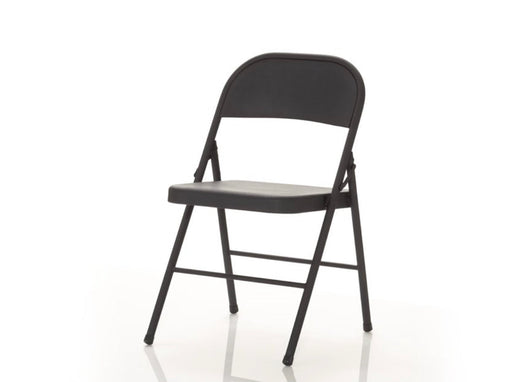 Mainstays Steel Folding Chair (4 Pack), Black- NEW IN BOX!!! (Minor scratches from shipping)