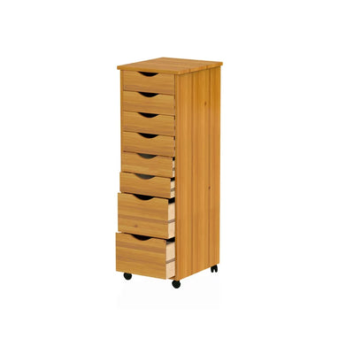 Adeptus Solid Wood 6+2 Drawer Roll Cart**New in Box**