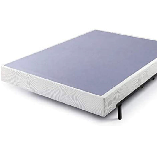 ZINUS Metal Box Spring with Wood Slats /7.5 Inch Mattress Foundation / Sturdy Steel Structure / Easy Assembly, Queen- NEW IN BOX!!!