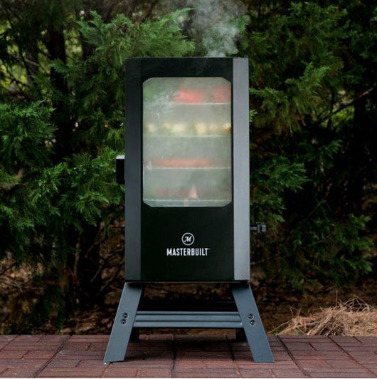 Master-built 30” Digital Electric Smoker w/ Window and Legs, Black!! NEW IN BOX!!
