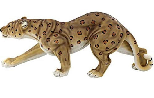 Design Toscano JQ7931 Silent Pursuer Spotted Leopard Garden Statue, Full Color Finish**New**